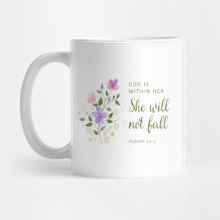 God is Within Her - Christian Apparel Mug